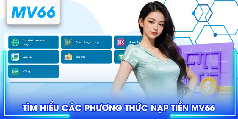Tìm hiểu các phương thức nạp tiền MV66